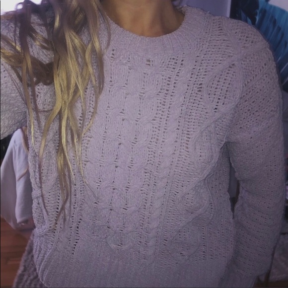 SOLD Purple Garage Knit Sweater - Picture 4 of 4